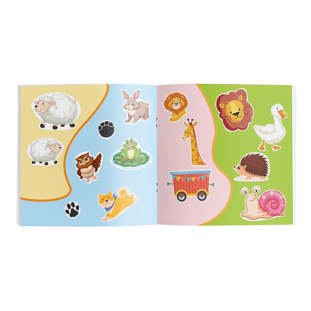 Sách - Combo 3 cuốn: Miếng dán Thông minh cho bé - My First Sticker Book