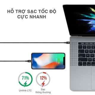 Cáp Chuyển Cổng Type-C Sang Lightning Promate UNILINK LTC