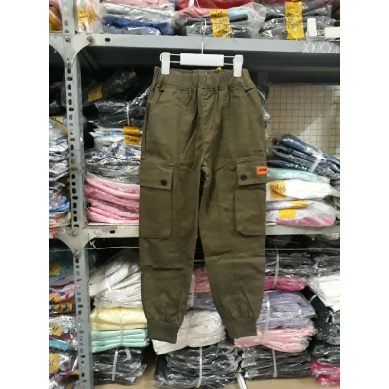 Quần kaki túi hộp Quảng Châu size đại cho bé trai 18-43kg