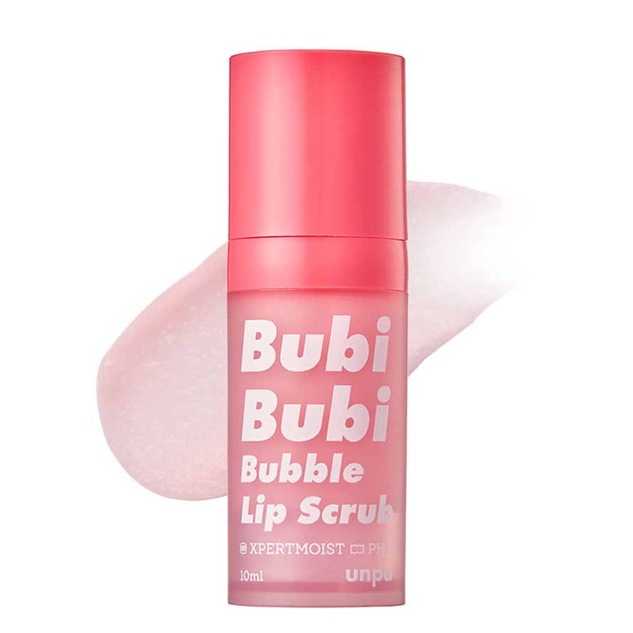 Gel tẩy tế bào chết sủi bọt cho môi Unpa Bubi Bubi Bubble Lip Scrub 10ml - ninishop
