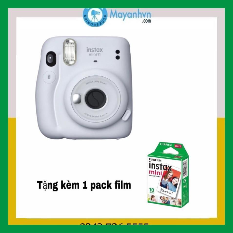 [ Outnet ] - Máy ảnh lấy ngay Fujifilm Instax mini 11 các màu + 1 pack film mini 10 kiểu - BH 24 tháng