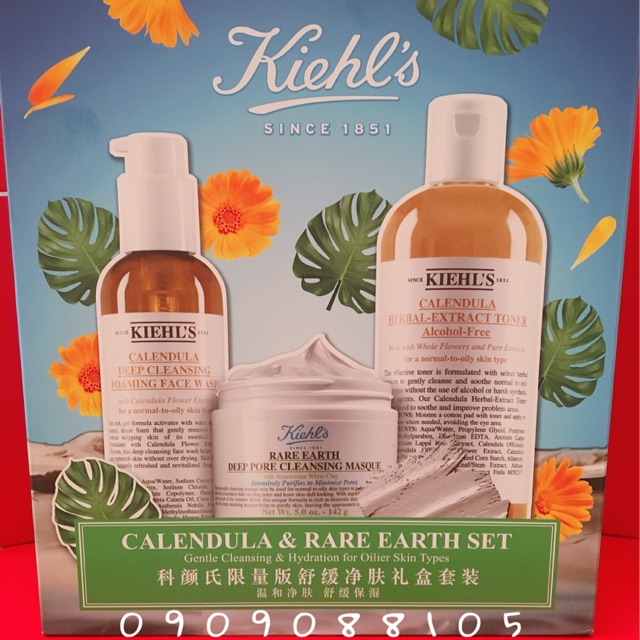 ❤️Bộ sản phẩm calendula & rare earth