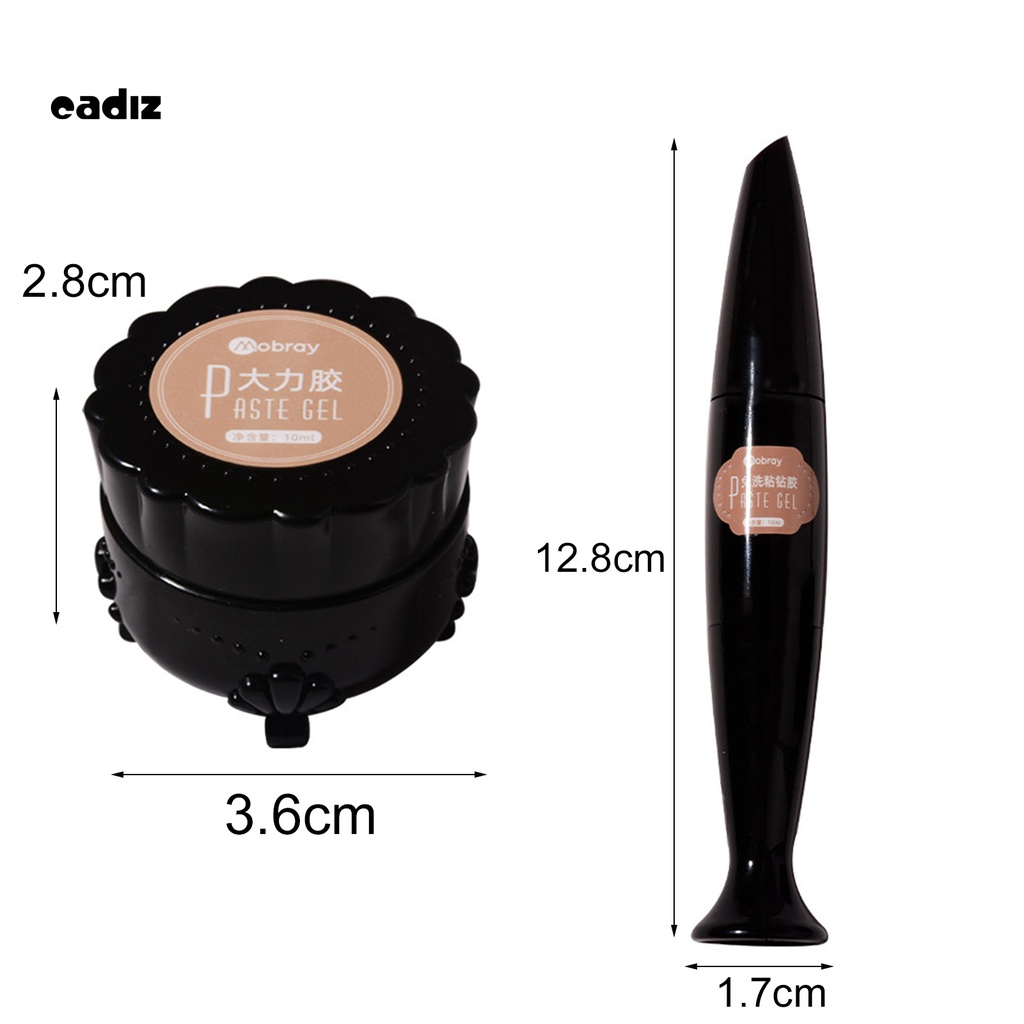 [Hàng mới về] Keo dán đá trang trí móng tay trong suốt với độ cứng cao tiện dụng cho nữ