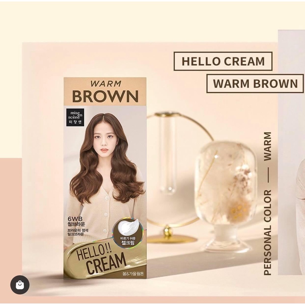 Màu Nhuộm Tóc Mise En Scene Hello Cream Personal Hair Color 125g