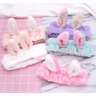 Băng đô rửa mặt, bờm tai thỏ rửa mặt 3D mẫu mới (ảnh thật shop tự chụp)