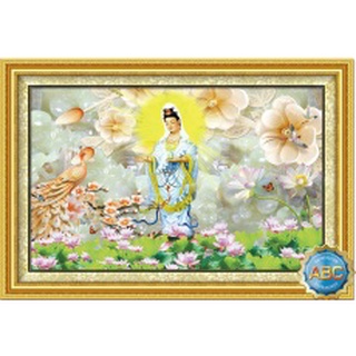 Tranh đính đá mẹ phật quan âm y8249 - 110x75