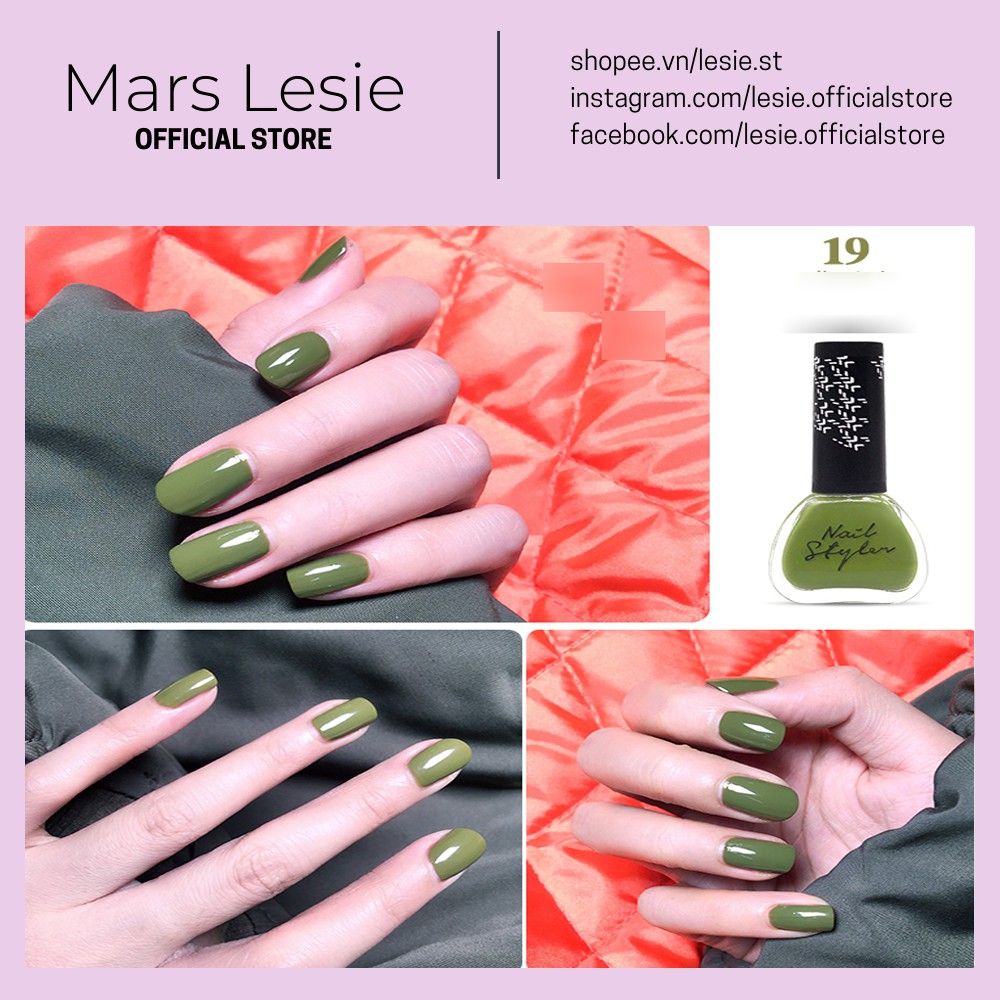 A19 Sơn Móng Tay Nail Styler A19 - Màu xanh green olive - SHOP STORE