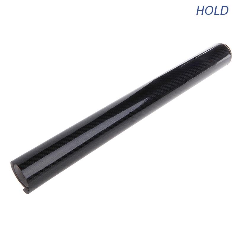 Đề Can Vinyl Sợi Carbon 5D Màu Đen Bóng 12X60" Dán Trang Trí Xe Hơi