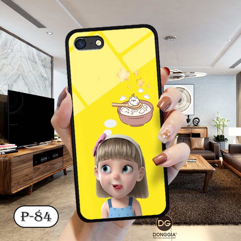 Ốp kính in hình cute OPPO A71