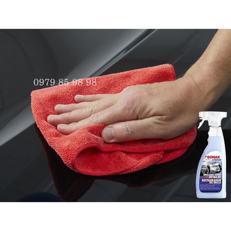 Chai xịt phủ NANO làm bóng nhanh cho sơn xe ô tô, xe máy - SONAX 287400 và 288200