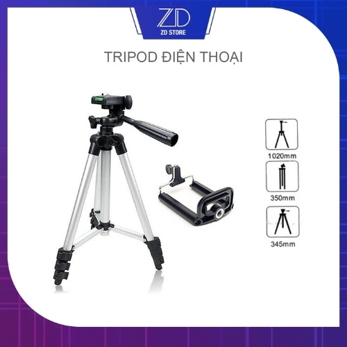 Tripod điện thoại , giá đỡ, gậy chụp ảnh 3 chân, cây chụp hình tự sướng 3110 hỗ trợ quay phim chụp ảnh tiện lợi zd store