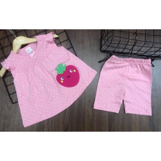 Combo bộ dài bé gái