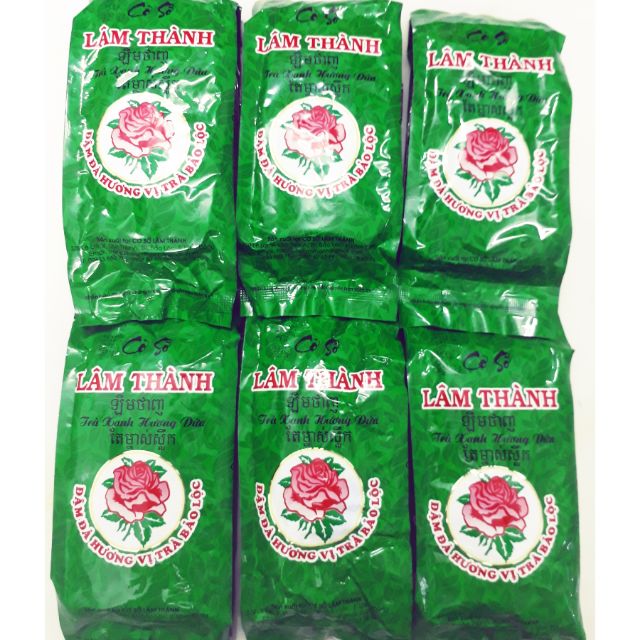COMBO 18 GÓI TRÀ XANH SÂM DỨA (60G)