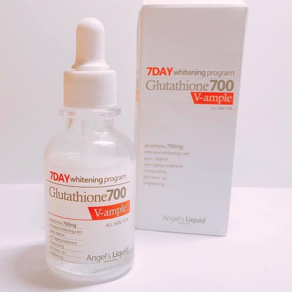 Serum Trắng Da 7 Day Whitening Program Glutathione 700 V-Ample