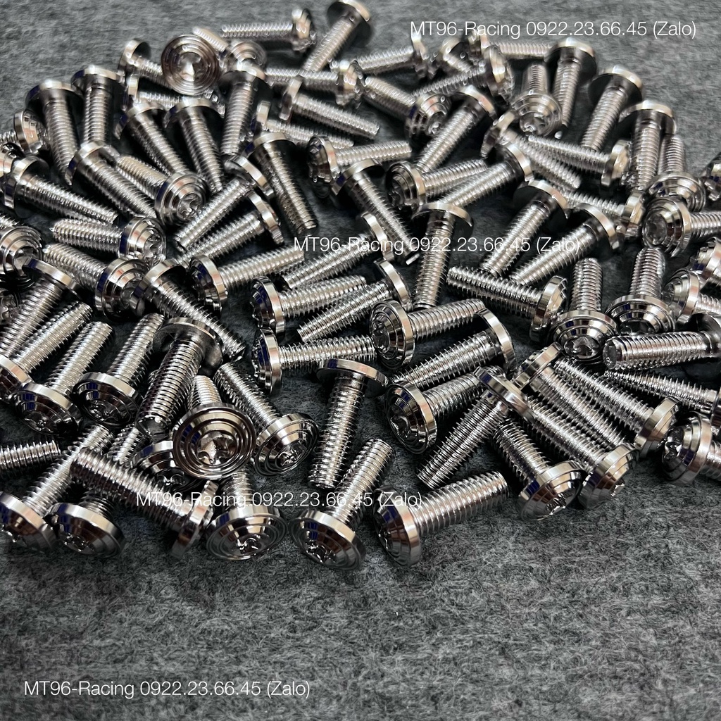 Ốc Đĩa Thắng Salaya 8ly25 Mẫu Thái V2 Chuẩn Inox304 Siêu Sáng Không Gỉ Sét