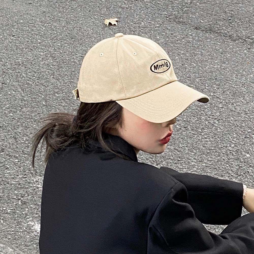LILYES Mũ Lưỡi Trai Thể Thao Mềm Mại In Chữ Phong Cách Hip Hop Cho Nam Và Nữ