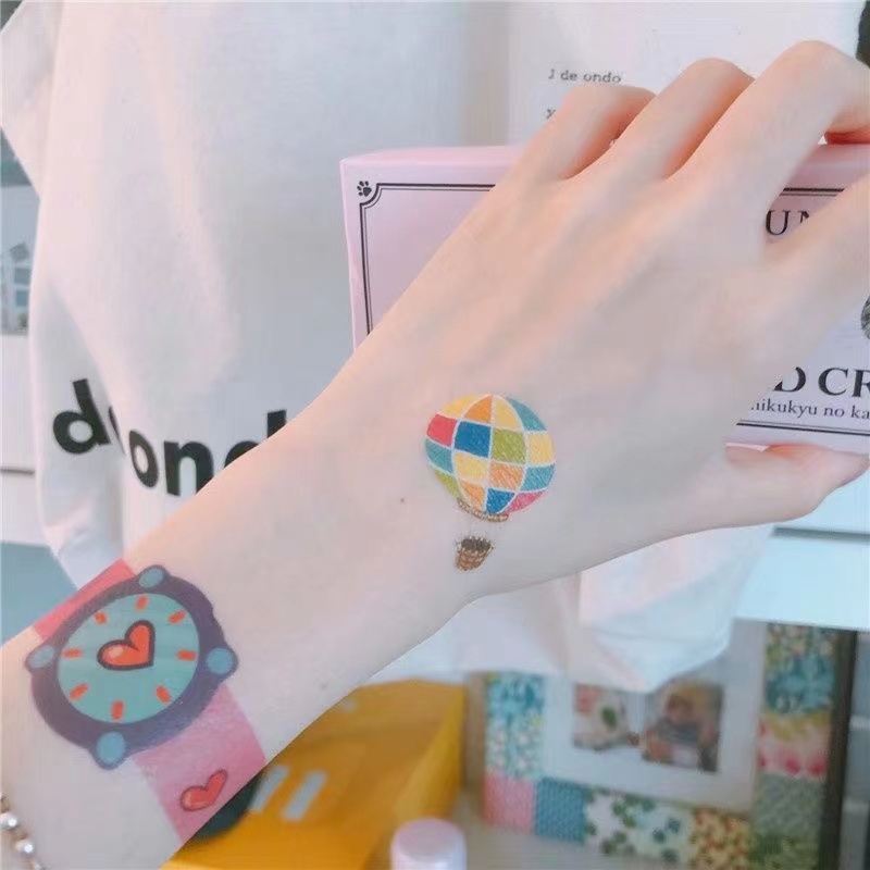【SIYA Magic Tattoo】Tổng Cộng 30 ảnh Hình Xăm Dán Tạm Thời Hình Thủy Thủ Mặt Trăng Đen