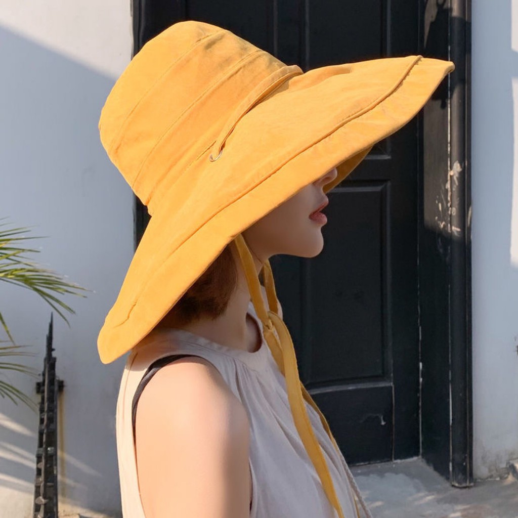 Nón 2 Mặt Vành Rộng Chống Nắng Phối Quai Màu P1778 - LoanTay