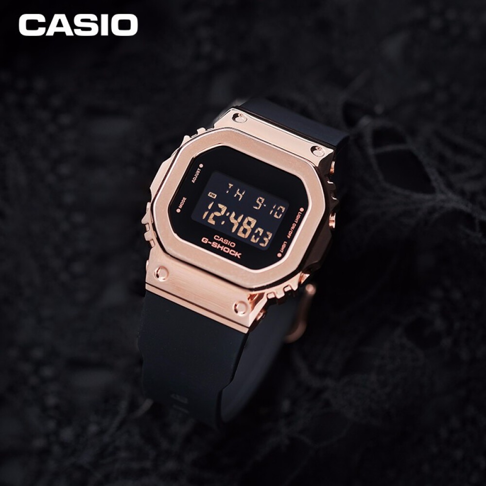 Đồng hồ nữ dây nhựa Casio G-Shock chính hãng Anh Khuê GM-S5600PG-1DR
