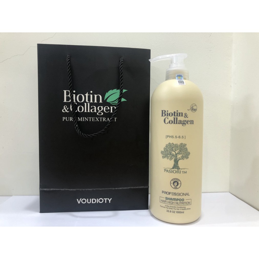 Giá Hot Dầu Gội Cặp, Dầu Gội - Xả Biotin Collagen - Dưỡng Tóc, Cung Cấp Độ Ẩm, Phục Hồi Hư Tổn. 1 Đổi 1 Trong 7 Ngày