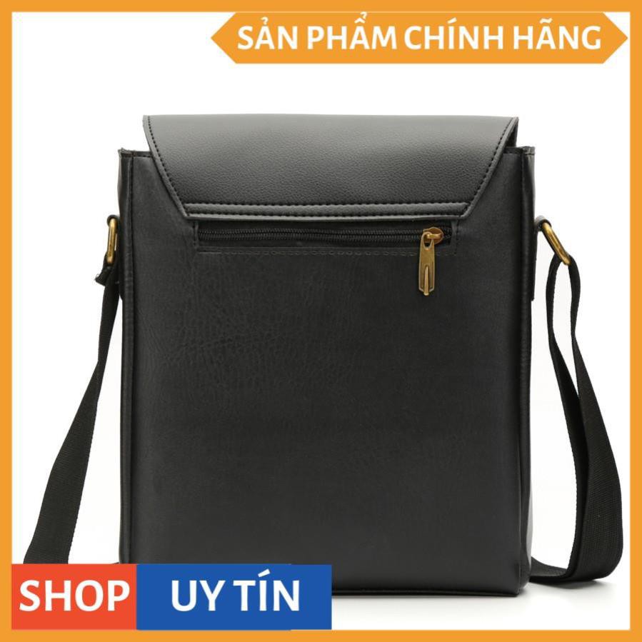 Túi Đeo Chéo Nam 4U Thời Tang D267 (đen -nâu) | BigBuy360 - bigbuy360.vn