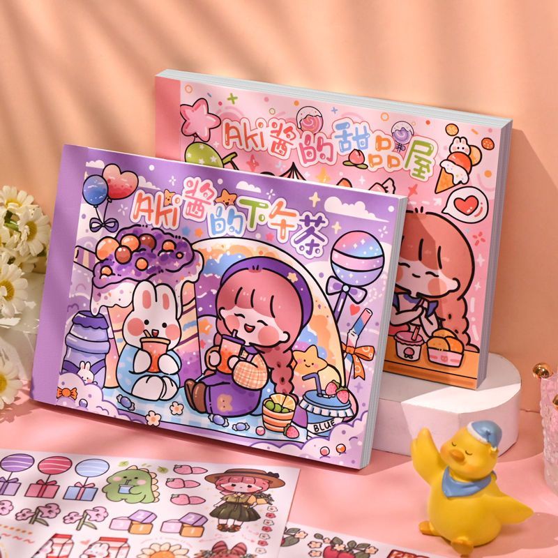 Sticker Cute 50 PCS Sitker Trang Trí Sổ Tay  Sticker Trang Trí Sổ Hình Dán Trẻ Em  Sổ Sticker