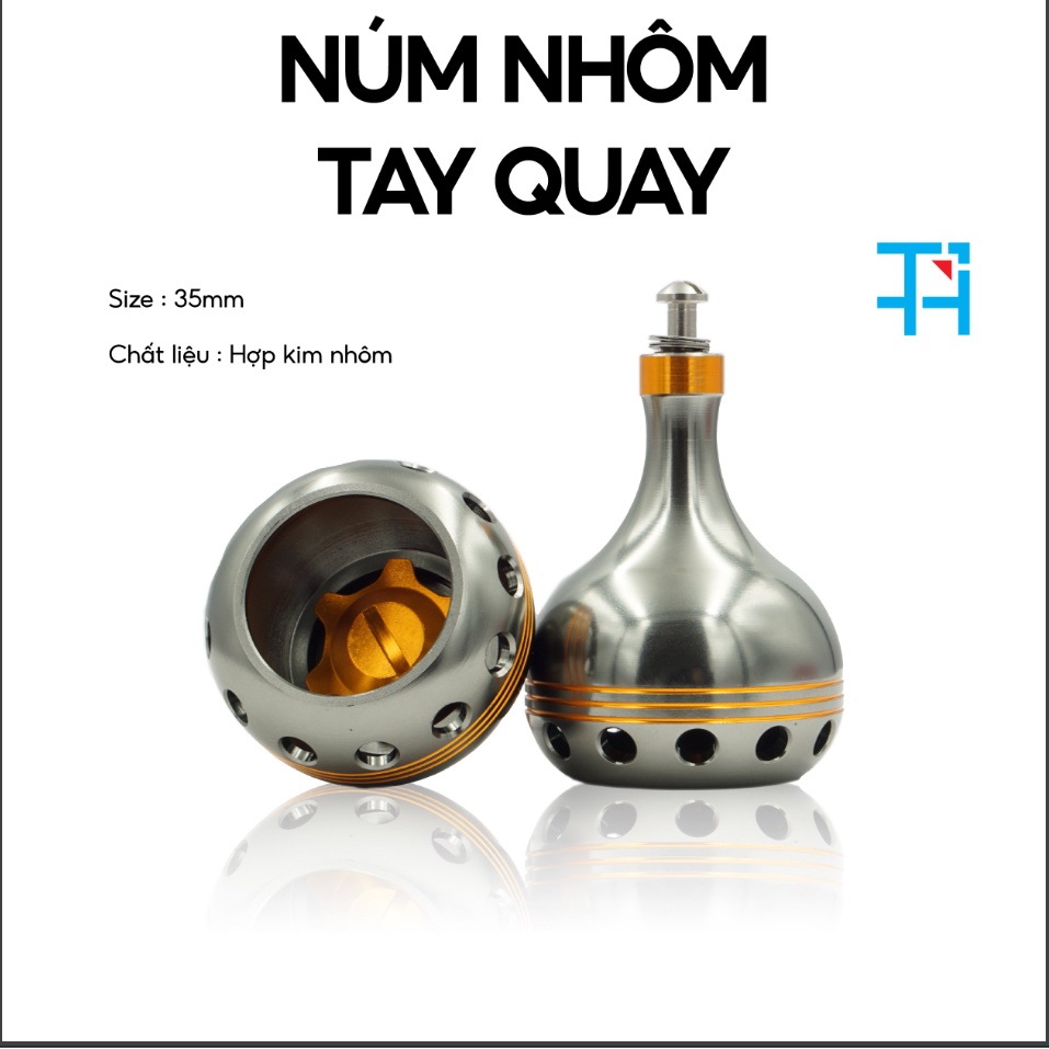 Núm Nhôm Tay Quay CNC / NÚM TITAN / NÚM 7 MÀU