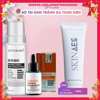 Combo xóa nám dưỡng trắng detox da detox blanc-TẶNG TẮM TRẮNG HẰNG NGÀY SKIN AEC