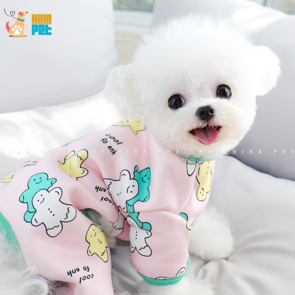 Quần Áo Chó Mèo Jump Mặc 4 Chân Thú Cưng Vải Thoáng Khí Siêu Mát Giá Rẻ Hihapet.