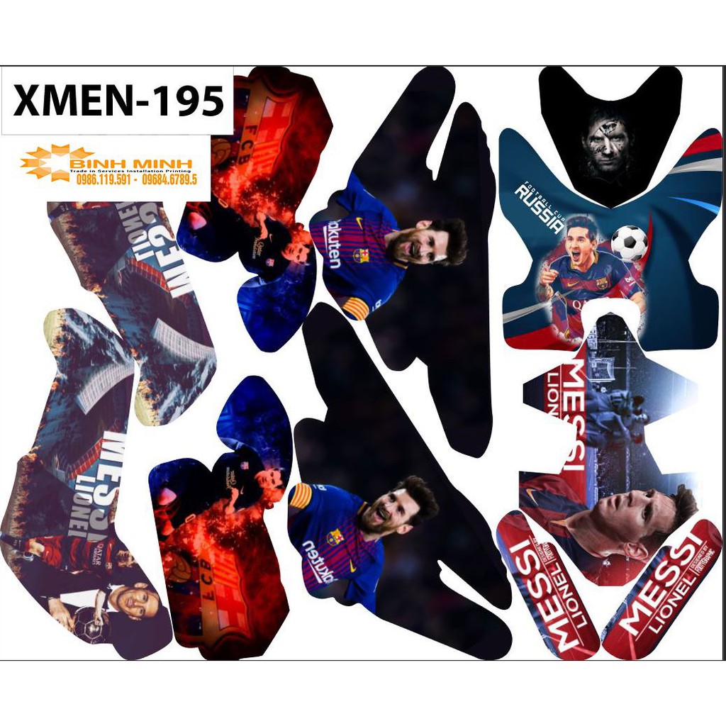 tem trùm xe điện xmen 195