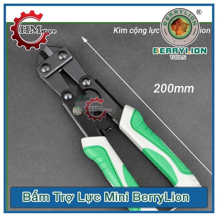 Kìm cắt trợ lực 200mm Berrylion Kềm cắt cộng lực Cao cấp thép CR-V