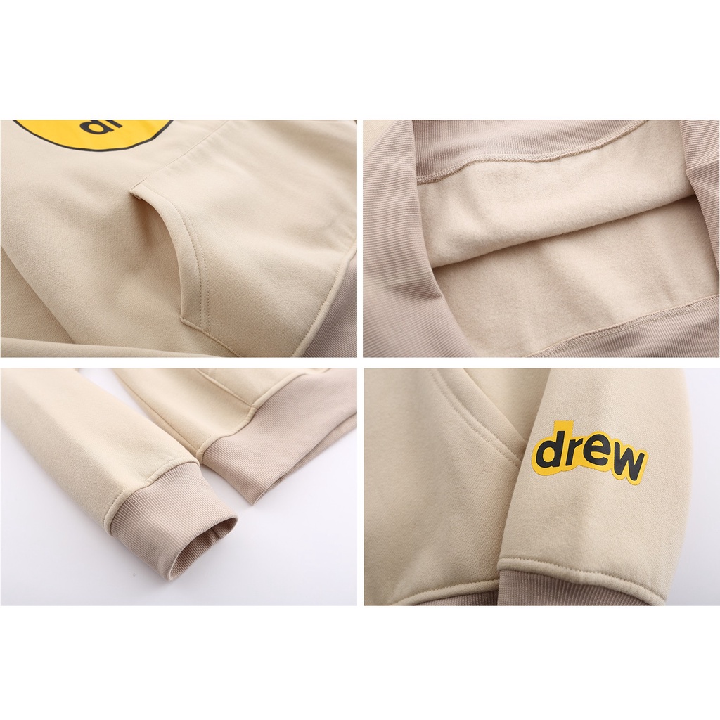 [Best Quality] Áo Drew, Áo Hoodie Drew House SS2021, 7 màu đa dạng, Vải Cotton dạng Nỉ bông BapeVN