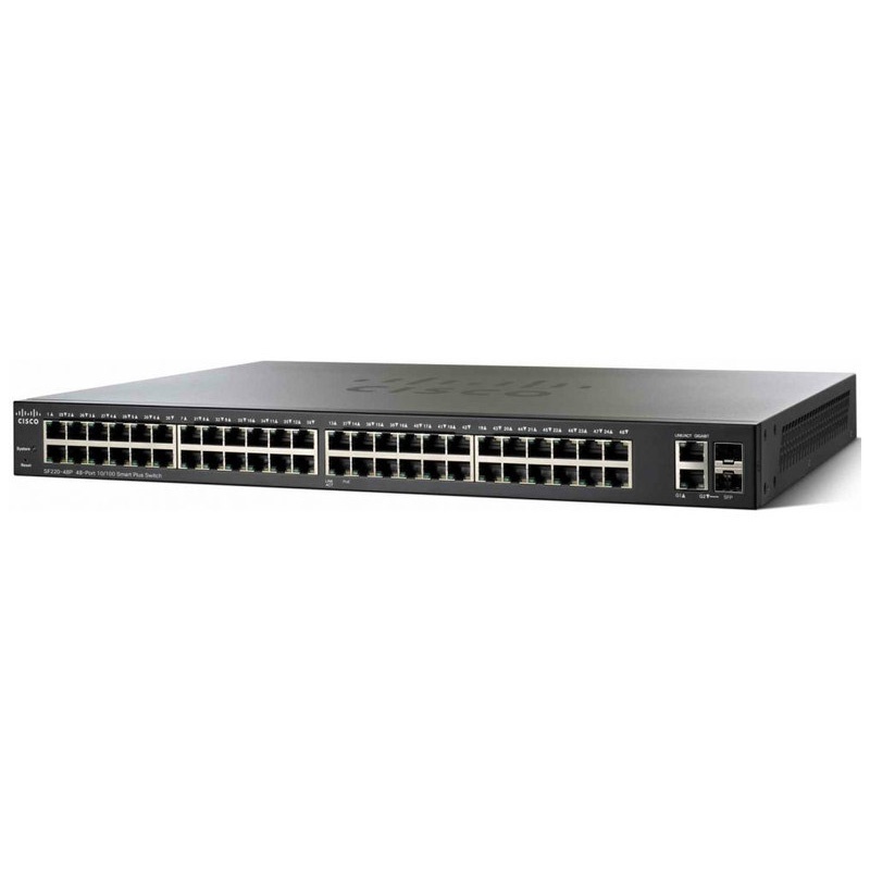 Switch Cisco SF350-48-K9-EU 48 100Mbps ports + 2 Gigabit copper/SFP combo + 2 SFP ports - Hàng có sẵn