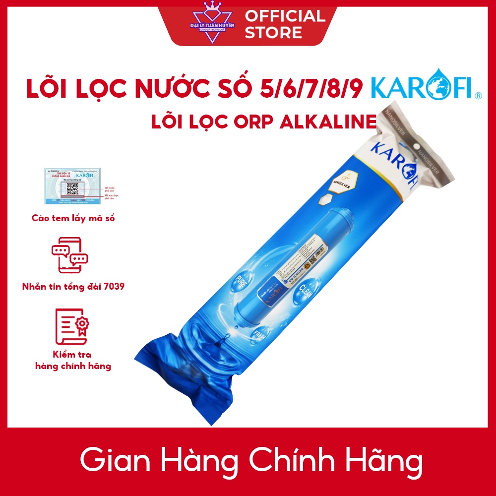 Lõi lọc nước ORP ALKALINE Karofi - Lõi chức năng số 5/6/78/9 dùng cho máy RO
