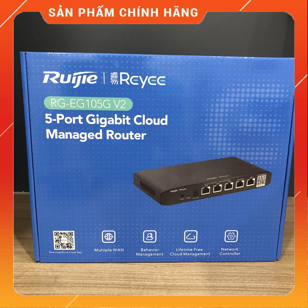 Router cân bằng tải RUIJIE RG-EG105G V2 - Bảo hành 36 tháng - Hàng chính hãng