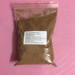 Bột cacao Nguyên Chất Malaysia 100G