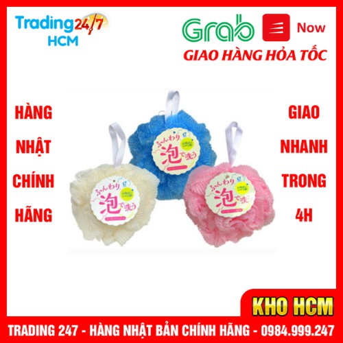 [Giao hàng HCM - 4h ] Bông tắm tạo bọt NỘI ĐỊA NHẬT BẢN