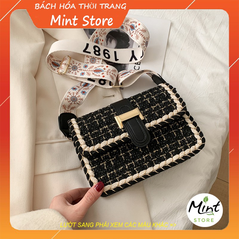 TÚI XÁCH NỮ, TÚI ĐEO CHÉO ĐI BIỂN, ĐI CHƠI PHỐI DẠ QUAI VẢI XINH XẮN TN 153