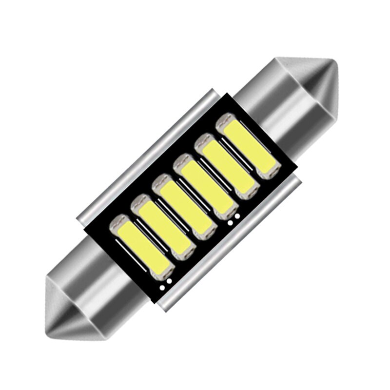 1 Đèn LED 31mm 36mm 39mm 41mm 6 LED 7020 SMD Chips C5W C10W Cho Xe Hơi