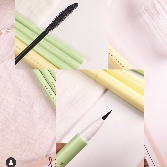 KẺ MẮT NƯỚC EGLIPS HELLO WONDER LINER & MASCARA EGLIPS HELLOW NANA CARA