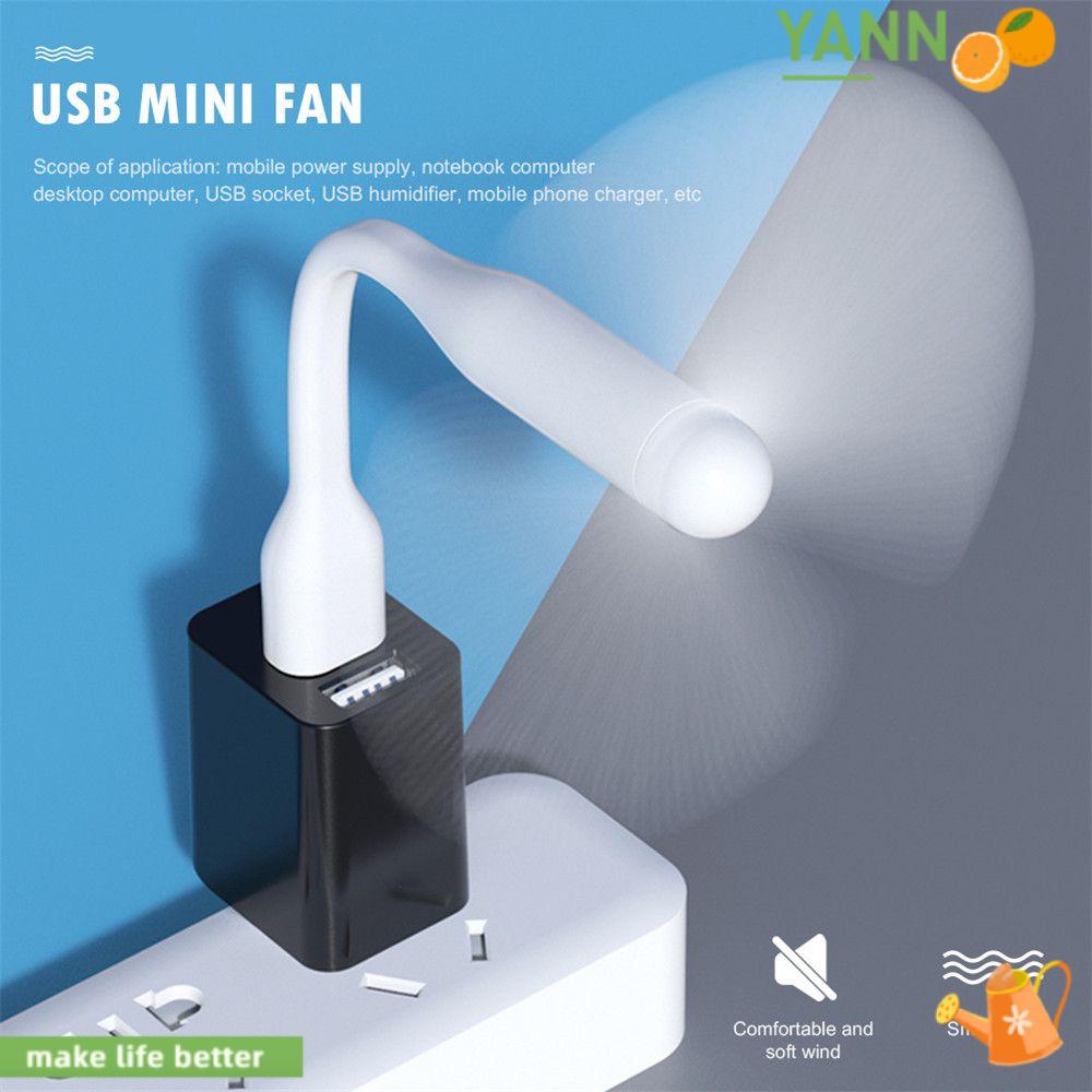 Quạt Làm Mát Mini Linh Hoạt Nhiều Màu Sắc Cho Laptop PC Sạc Dự Phòng USB