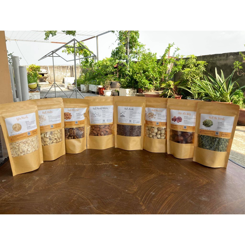SET LÀM SỮA HẠT GÓI 150g - Tặng Sổ Tay Công Thức Sữa Hạt