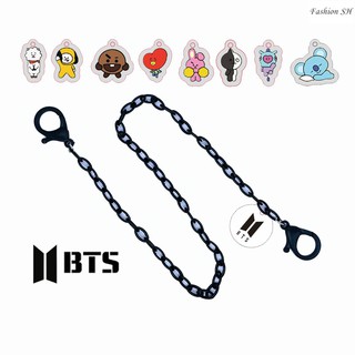 [Bts] Dây chuyền mặt dây chuyền Hàn Quốc dây buộc chống thất lạc có thể điều chỉnh vòng cổ M60059
