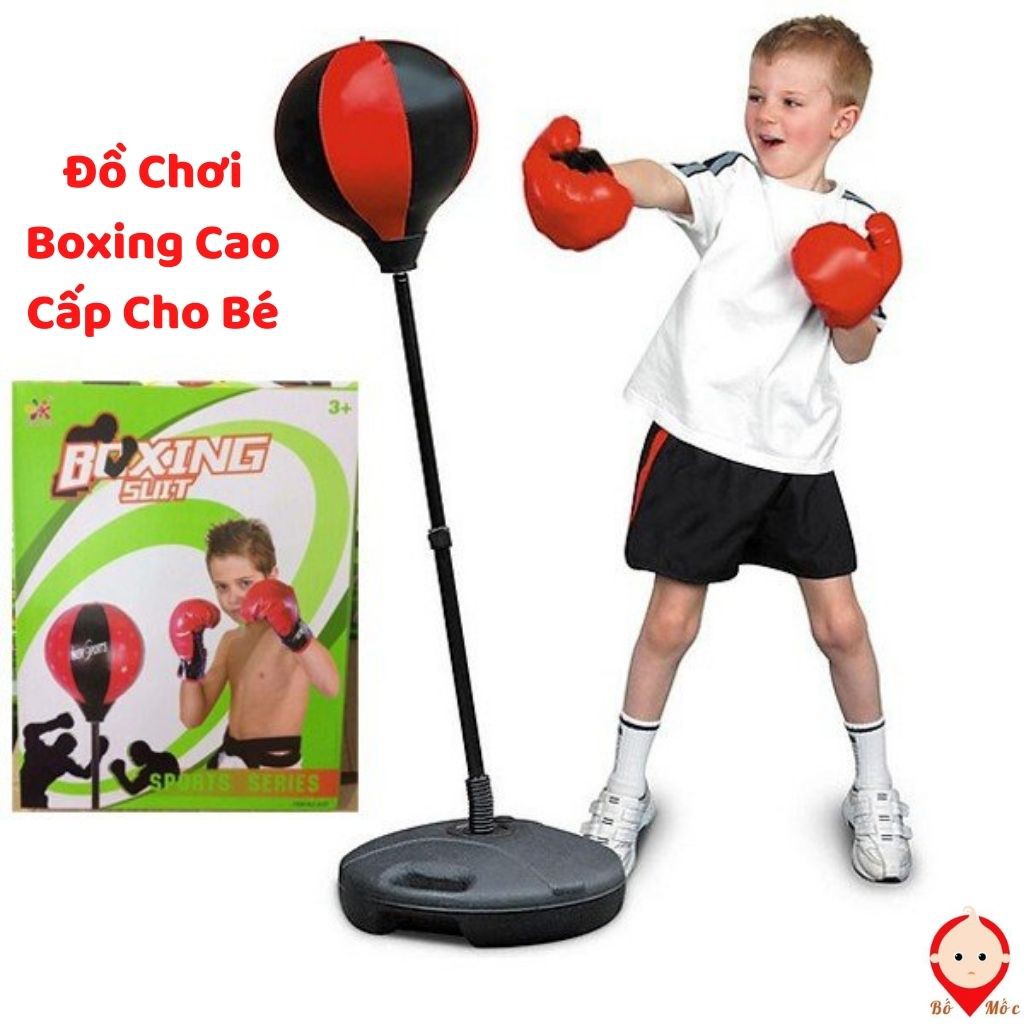 Bộ Đồ Chơi Đấm Bốc Boxing Suit Cao Cấp Loại 1 Cho Bé Rèn Luyện Vận Động, Shop Bố Mốc