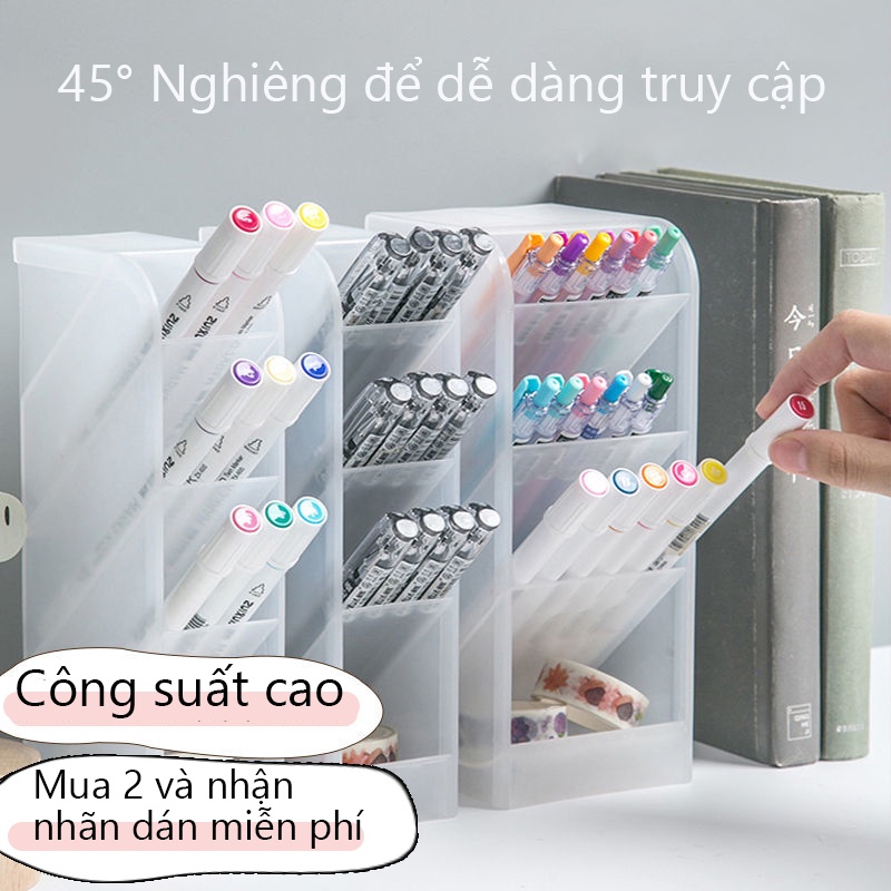 Hộp đựng bút để bàn hộp lưu trữ văn phòng phẩm hộp đựng bút văn phòng