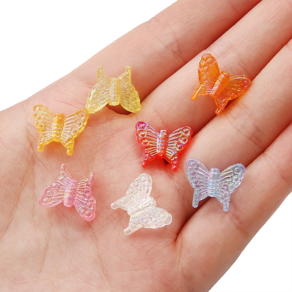 Set 20 hạt nhựa Beadia nhiều màu làm trang sức thời trang
