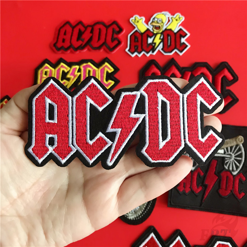 Sticker ủi thêu hình nhóm nhạc Rock phong cách thời trang độc đáo