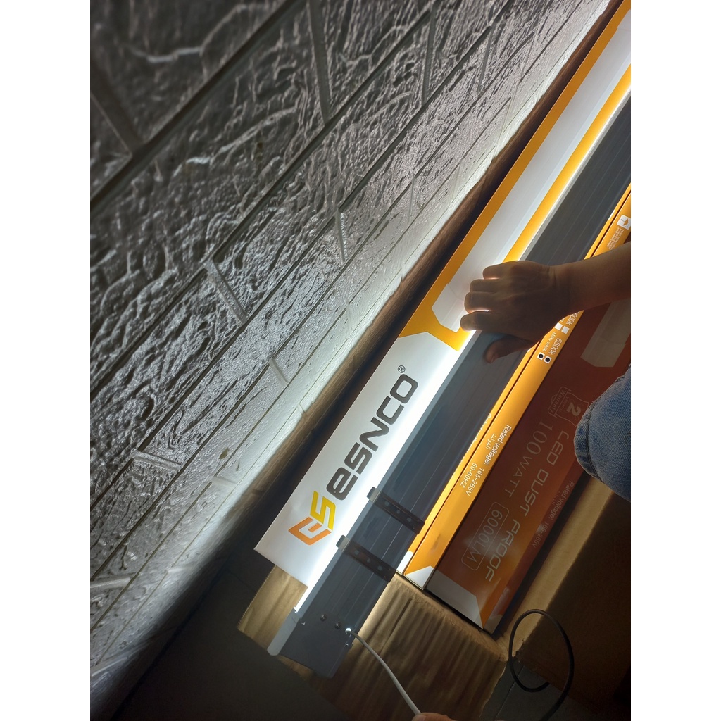 Tuýp LED bán nguyệt 1m2 100w công suất lớn, 3 hàng led siêu sáng