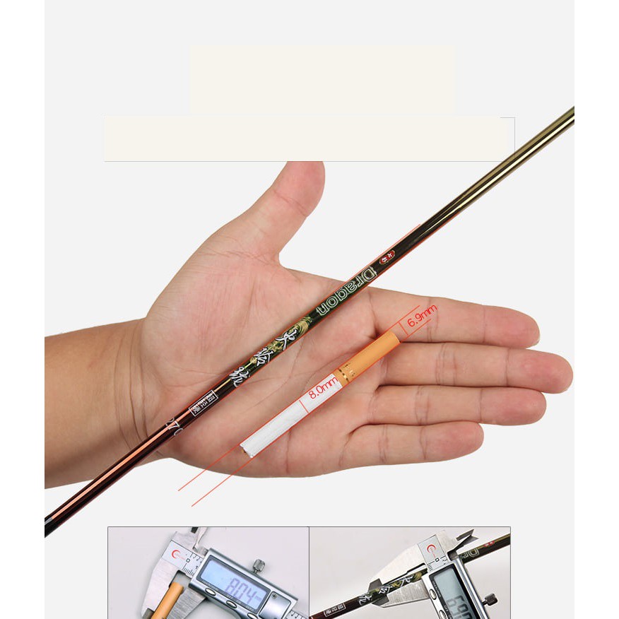 Cần câu cá giá rẻ , cần câu diếc chép  Dragon 7 màu siêu nhẹ, siêu khoẻ , siêu rẻ