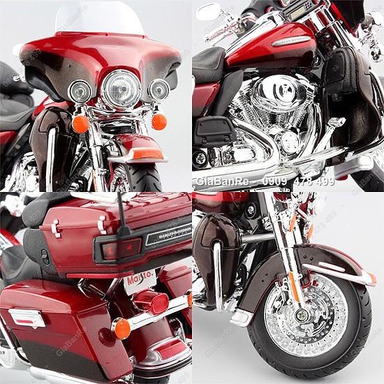 Xe Mô Hình Moto Harley 2013 Flhtk Electra Glide - Tỉ Lệ 1:12 - Maisto - 8654